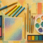 ヒーリングアート画材道具イメージ