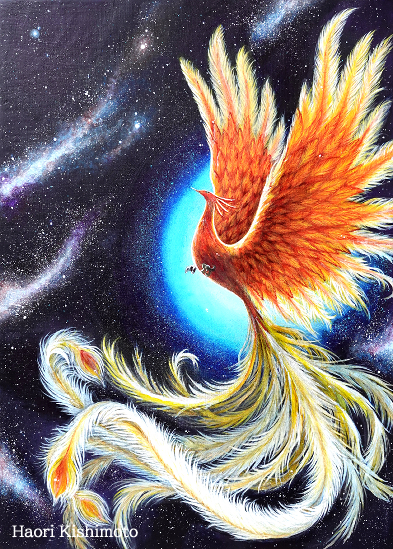 鳳凰の絵(岸本葉織)